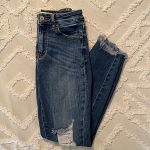 Kancan high rise distressed jeans